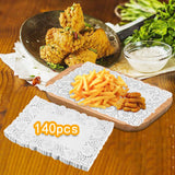Maxbell 140Pcs Paper Doilies Decorative Table Decoration for Crafts Fried Food 16cmx23cm