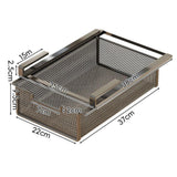 Maxbell Under Cabinet Organizer Iron Under Table Drawer for Cabinet Kitchen Bathroom