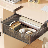 Maxbell Under Cabinet Organizer Iron Under Table Drawer for Cabinet Kitchen Bathroom