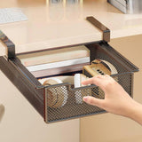 Maxbell Under Cabinet Organizer Iron Under Table Drawer for Cabinet Kitchen Bathroom