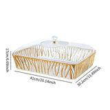 Maxbell Serving Tray with Lid Creative Storage Tray for New Year Celebrations Events M