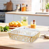 Maxbell Serving Tray with Lid Creative Storage Tray for New Year Celebrations Events L