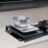 Maxbell Cooker Top Cover Kitchen Utensils Storage Rack Easy to Clean Countertop Shelf