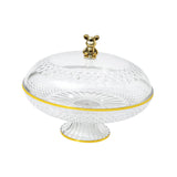 Maxbell Fruit Plate with Lid Dustproof Cake Stand for Afternoon Tea Banquet Holidays L
