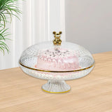 Maxbell Fruit Plate with Lid Dustproof Cake Stand for Afternoon Tea Banquet Holidays L