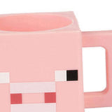 Maxbell Square Coffee Mug Decor Milk Tea Water Cup for Party Supplies Kitchen Office Pink