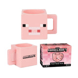 Maxbell Square Coffee Mug Decor Milk Tea Water Cup for Party Supplies Kitchen Office Pink