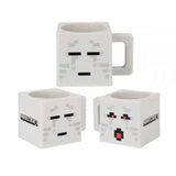 Maxbell Square Coffee Mug Decor Milk Tea Water Cup for Party Supplies Kitchen Office Grey