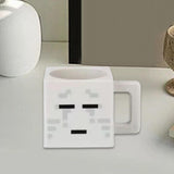 Maxbell Square Coffee Mug Decor Milk Tea Water Cup for Party Supplies Kitchen Office Grey