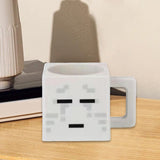 Maxbell Square Coffee Mug Decor Milk Tea Water Cup for Party Supplies Kitchen Office Grey