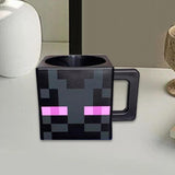 Maxbell Square Coffee Mug Decor Milk Tea Water Cup for Party Supplies Kitchen Office Black