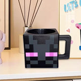 Maxbell Square Coffee Mug Decor Milk Tea Water Cup for Party Supplies Kitchen Office Black