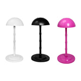 Maxbell Wig Stand Multifunction Portable Sturdy Hat Display Stand Mall Home Shop White