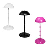 Maxbell Wig Stand Multifunction Portable Sturdy Hat Display Stand Mall Home Shop White