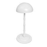 Maxbell Wig Stand Multifunction Portable Sturdy Hat Display Stand Mall Home Shop White
