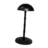 Maxbell Wig Stand Multifunction Portable Sturdy Hat Display Stand Mall Home Shop Black