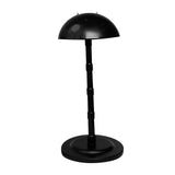 Maxbell Wig Stand Multifunction Portable Sturdy Hat Display Stand Mall Home Shop Black