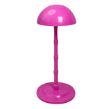Maxbell Wig Stand Multifunction Portable Sturdy Hat Display Stand Mall Home Shop Rose Red