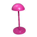 Maxbell Wig Stand Multifunction Portable Sturdy Hat Display Stand Mall Home Shop Rose Red