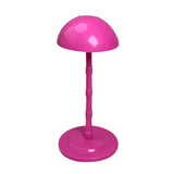 Maxbell Wig Stand Multifunction Portable Sturdy Hat Display Stand Mall Home Shop Rose Red