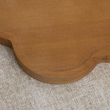 Maxbell Pedestal Stand Tall Footed Display Tray Bathroom Fireplace Cake Wooden Riser 17.5cmx9cm