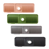 Maxbell Sink Splash Guard Foldable Kitchen Sink Drain Pad for Countertop Bathroom RV Pink