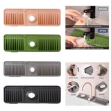 Maxbell Sink Splash Guard Foldable Kitchen Sink Drain Pad for Countertop Bathroom RV Pink