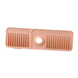 Maxbell Sink Splash Guard Foldable Kitchen Sink Drain Pad for Countertop Bathroom RV Pink