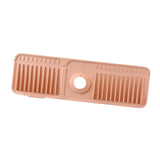 Maxbell Sink Splash Guard Foldable Kitchen Sink Drain Pad for Countertop Bathroom RV Pink