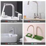 Maxbell Sink Splash Guard Foldable Kitchen Sink Drain Pad for Countertop Bathroom RV Green