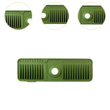 Maxbell Sink Splash Guard Foldable Kitchen Sink Drain Pad for Countertop Bathroom RV Green