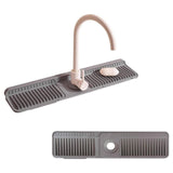 Maxbell Sink Splash Guard Foldable Kitchen Sink Drain Pad for Countertop Bathroom RV Gray