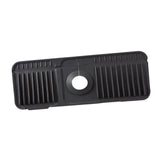 Maxbell Sink Splash Guard Foldable Kitchen Sink Drain Pad for Countertop Bathroom RV Black