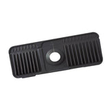 Maxbell Sink Splash Guard Foldable Kitchen Sink Drain Pad for Countertop Bathroom RV Black