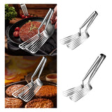 Maxbell Flipper Spatula with Tong Multipurpose Kitchen Gadget for BBQ Pizza Pies Egg Length 31 cm