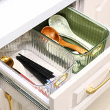 Maxbell Acrylic Makeup Storage Bin Jewelry Organizer Multipurpose for Sundries Snack Dark Green