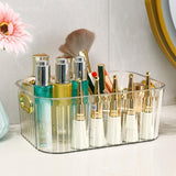 Maxbell Acrylic Makeup Storage Bin Jewelry Organizer Multipurpose for Sundries Snack Dark Green