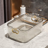 Maxbell Acrylic Makeup Storage Bin Jewelry Organizer Multipurpose for Sundries Snack Clear