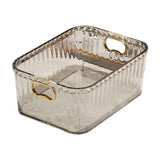 Maxbell Acrylic Makeup Storage Bin Jewelry Organizer Multipurpose for Sundries Snack Clear