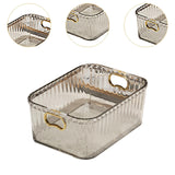 Maxbell Acrylic Makeup Storage Bin Jewelry Organizer Multipurpose for Sundries Snack Clear