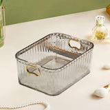 Maxbell Acrylic Makeup Storage Bin Jewelry Organizer Multipurpose for Sundries Snack Clear