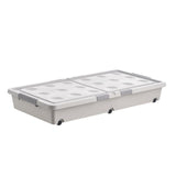 Maxbell Under Bed Storage Box Multipurpose Organization for Duvets Bedding Bed Sheet 100cmx50cmx13.5cm