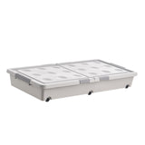 Maxbell Under Bed Storage Box Multipurpose Organization for Duvets Bedding Bed Sheet 100cmx50cmx13.5cm