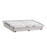 Maxbell Under Bed Storage Box Multipurpose Organization for Duvets Bedding Bed Sheet 100cmx50cmx13.5cm
