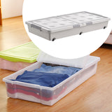 Maxbell Under Bed Storage Box Multipurpose Organization for Duvets Bedding Bed Sheet 100cmx50cmx13.5cm