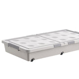 Maxbell Under Bed Storage Box Multipurpose Organization for Duvets Bedding Bed Sheet 100cmx50cmx13.5cm