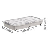 Maxbell Under Bed Storage Box Multipurpose Organization for Duvets Bedding Bed Sheet 100cmx50cmx13.5cm