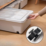 Maxbell Under Bed Storage Box Multipurpose Organization for Duvets Bedding Bed Sheet 100cmx50cmx17cm