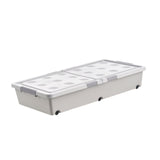 Maxbell Under Bed Storage Box Multipurpose Organization for Duvets Bedding Bed Sheet 100cmx50cmx17cm