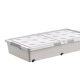 Maxbell Under Bed Storage Box Multipurpose Organization for Duvets Bedding Bed Sheet 100cmx50cmx17cm